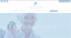 Desktop Screenshot of andersonperiodontal.com